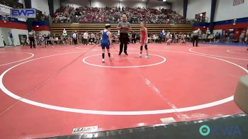 62 lbs Rr Rnd 4 - Gracie Tumleson, Fort Gibson Youth Wrestling vs Channing Perrier, Collinsville Cardinal Youth Wrestling