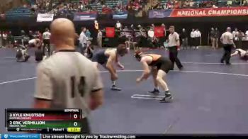 184 lbs Semifinal - 3 Kyle Knudtson, Eastern Oregon vs 2 Eric Vermillion, Indiana Tech