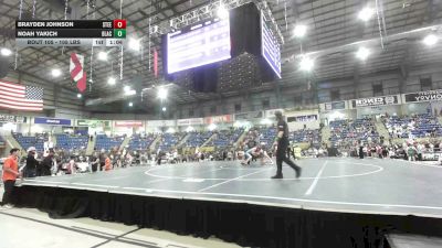 105 lbs Final - Brayden Johnson, Steel City Reloaded WC vs Noah Yakich, Black Fox Wrestling Academy