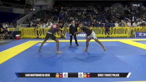 Jorge F Chavez Polack vs Luan Martiniano Da Silva 2025 Pan IBJJF Jiu-Jitsu No-Gi Championship