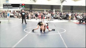 81 lbs Rr Rnd 7 - Mike Kocher, All I See Is Gold Academy Stars - ESC vs Logan Thomas, Wrecking Crew Wrestling Academy - ESC