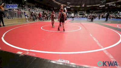 60 lbs Round Of 16 - Grayson Schultz, Oklahoma Phantom Wrestling Club (OPWC) vs Legend Bigheart, Sperry Wrestling Club