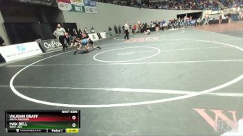 6A-106 lbs Cons. Round 3 - Vaughn Graff, South Medford vs Max Bell, West Linn