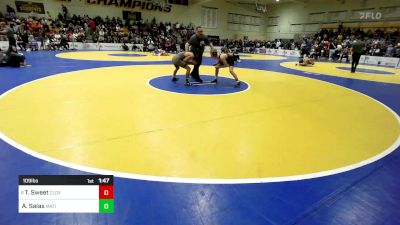 109 lbs Round Of 32 - Tyler Sweet, Clovis North vs Alex Salas, Matilda Torres