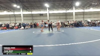 105 lbs Champ. Round 2 - Taegan Jones, 208 Badgers vs Paige Behm, East Idaho Elite