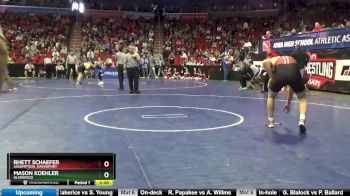 2A-220 lbs Cons. Round 4 - Rhett Schaefer, Assumption, Davenport vs Mason Koehler, Glenwood