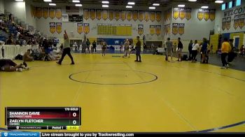 170 Gold Cons. Semi - Zaelyn Fletcher, Camden vs Shannon Davie, Southwest Miami