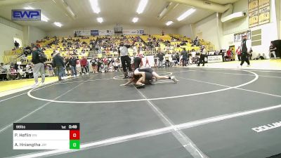 96 lbs Quarterfinal - Paisley Heflin, Vinita vs Abigail Hniangtha, Jay Junior High