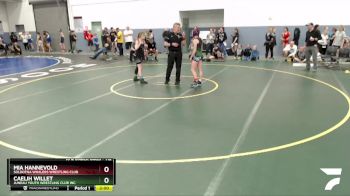 112 lbs Round 1 - Caelih Willet, Juneau Youth Wrestling Club Inc. vs Mia Hannevold, Soldotna Whalers Wrestling Club