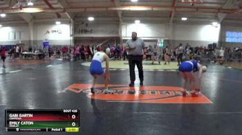 125 lbs Quarterfinal - Gabi Gartin, CHIPPEWA vs Emily Caton, FINDLAY