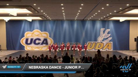 Nebraska Dance - Junior Pom Red [2023 Junior - Pom - Large 1/7/23] 2023 UDA Chicagoland Dance Challenge