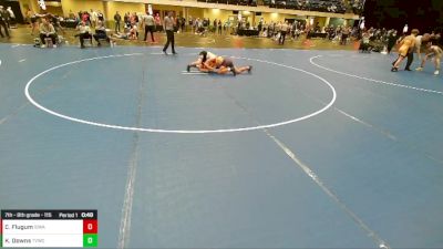 7th - 8th grade - 115 Cons. Round 3 - Cruz Flugum, Iowa vs Kipten Downs, Team Valley Wrestling Club