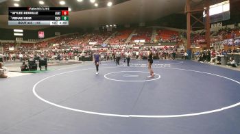 105 lbs Semifinal - Renae Keim, Seneca-Nemaha Central HS vs Mylee Renville, Augusta HS