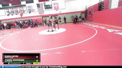 215 lbs Cons. Round 2 - O`Brien Armstrong, East Valley vs Kainoa Beyer, Medical Lake
