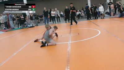 92 lbs Cons. Sub-semis - Ryker Gugelman, Moen Wrestling Academy vs Cooper Murray, Grindhouse Wrestling Club - East