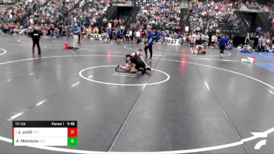 111-114 lbs Quarterfinal - Jocelyn Judd, Northside Wrestling vs Amy Mendoza, Kearney Catholic Wrestling Clu