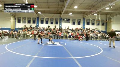 126 lbs Consolation - Alexia Coleman, Salem vs Natalia Jaramillo, Nashoba Tech