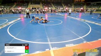 125 lbs Consi Of 16 #1 - Jaxson Kirchhoff, Sebolt Wrestling Academy vs Everett Joyce, Maize