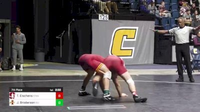 174 lbs 7th Place - Tyler Eischens, Stanford vs Julien Broderson, Iowa State