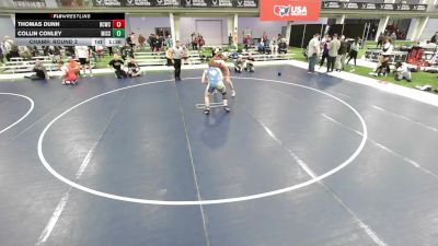 JR BOYS HARD LUCK - 172.8-174.4 Champ. Round 3 - Thomas Dunn, Bear Cave Wrestling Club vs Collin Conley, Missouri