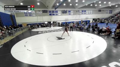 138 lbs Cons. Round 3 - Ruben Reyes, Chino Hills WC vs Ace Gibson, Simi Valley High School