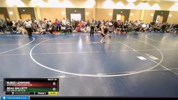 64 lbs Cons. Round 2 - Beau Balliett, Roy Wrestling Club vs Rubee Lemmons, Bear River Wrestling Club