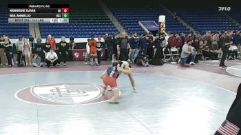 114 lbs Final - Kennedie Davis, Bridgewater-Raynham vs Mia Annello, Billerica