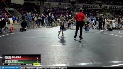 43-43 lbs Round 3 - Romeo Delgado, Colorado vs Jaxon Orton, Mat Burners Wrestling Club