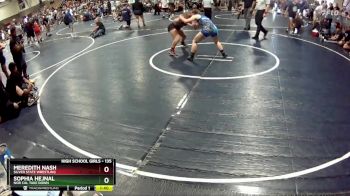 135 lbs Semifinal - Sophia Hejnal, Nor Cal Take Down vs Meredith Nash, Silver State Wrestling