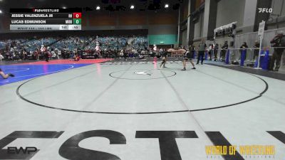 157 lbs Consi Of 8 #1 - Jessie Valenzuela Jr, Rough House vs Lucas Edmunson, Middleton Vikings Wrestling Club
