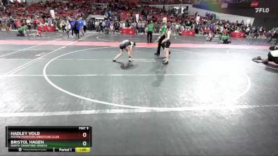 85 lbs Semifinal - Bristol Hagen, North Crawford-Seneca vs Hadley Vold, Milton Monsters Wrestling Club