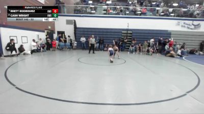 53 lbs Cons. Round 3 - Cash Wright, Hawk Wrestling Club vs Rhett Rodriguez, Hawk Wrestling Club