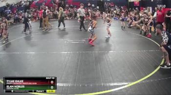 67/72 Semifinal - Tyjae Ehlke, Mighty Warriors Wrestling Acad vs Elam Nobles, Coastal Elite