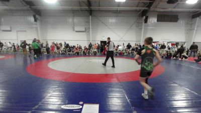 96 lbs Rr Rnd 2 - Lincoln English, Morris Fitness Orange MS vs Jacob Long, Compound Wrestling MS