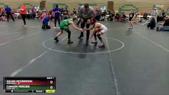 76 lbs Finals (2 Team) - Cannon Mercier, Lions Den vs Julian MCcrimmon, Warhawks