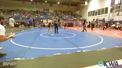 88 lbs Consolation - Kacy Purmal, Tiger Trained Wrestling vs Waylon McCaskey, Warhorse Wrestling Club