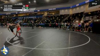 215 lbs Cons. Round 2 - Cael Adams, Fort Dodge vs Elvis Mora, DeKalb