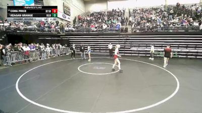 4A 125 lbs Champ. Round 1 - Keagan Grange, Ridgeline vs Cora Price, Mountain View