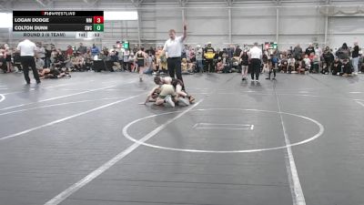 80 lbs Round 3 (6 Team) - Logan Dodge, Mitten Mayhem vs Colton Dunn, Shamrock WC