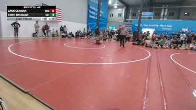 177 lbs Semifinal - Zack Clingan, York vs Keith Brubach, Valencia
