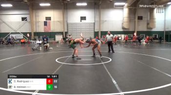 220 lbs Prelims - Dario Rodriguez, Kearney High School vs Breken Heiman, Gretna High School