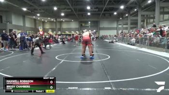 265 lbs Semifinal - Maxwell Robinson, South Central Punishers vs Brody Chambers, Salina