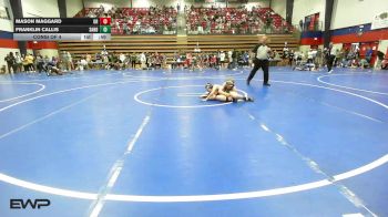 86 lbs Consi Of 4 - Mason Maggard, Owasso High School vs Franklin Callis, Sand Springs JH (SS)