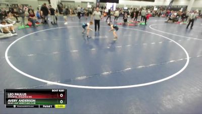 70 lbs Cons. Round 3 - Avery Anderson, Bear Cave Wrestling Club vs Leo Paulus, Immortal Athletics WC