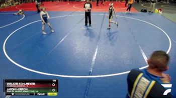 102 lbs Finals (8 Team) - Hunter Peterson, STMA (St. Michael/Albertville) vs Aaren Kulas, Caledonia/Houston