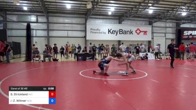 61 kg Consi Of 32 #2 - Gable Strickland, Mat Town USA vs Zack Witmer, New York City RTC