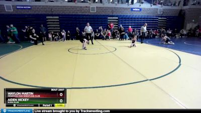 50 lbs Round 2 - Waylon Martin, Mountain Man Wrestling Club vs Aiden Hickey, Kuna Klub