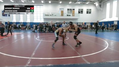 144 lbs Champ. Round 2 - Grayson Davis, Cape Henlopen vs Anthony Moreno, NY Military Academy