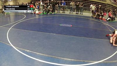 118 lbs Quarters - Kellen Eva, Aniciete Training Club vs Tyson Coleman, J.W.C.