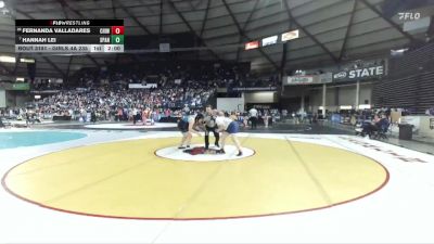 Girls 4A 235 lbs Champ. Round 1 - Hannah Lei, Spanaway Lake (Girls) vs Fernanda Valladares, Chiawana (Girls)